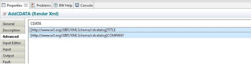 Opening Advanced Tab under RenderXML activity should contain the changes made.