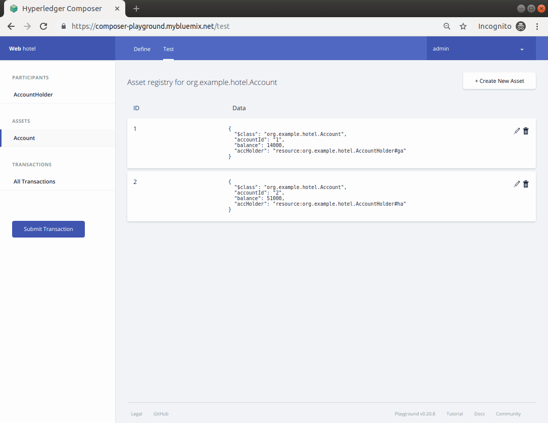 Building Blockchain network with Hyperledger Fabric and Composer