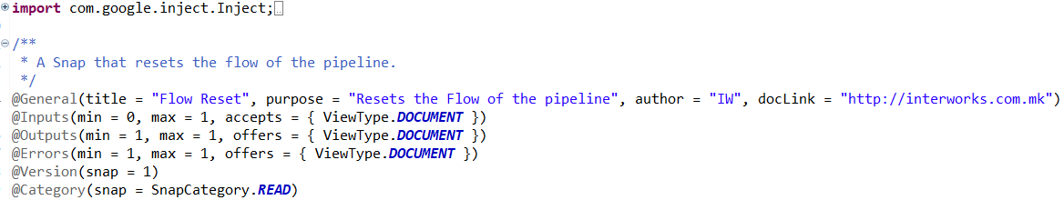 Development of a custom Flow Reset Snap for the SnapLogic platform