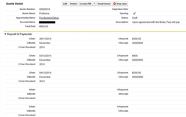Payment Receipt