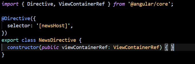 Angular basics code example of the directive
