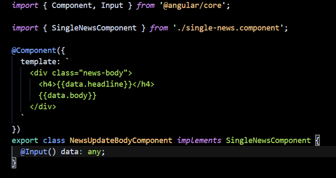 Angular basics code example of the directive