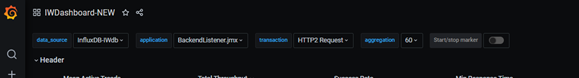 Location of the variables in the dashboard where you can set the desired value