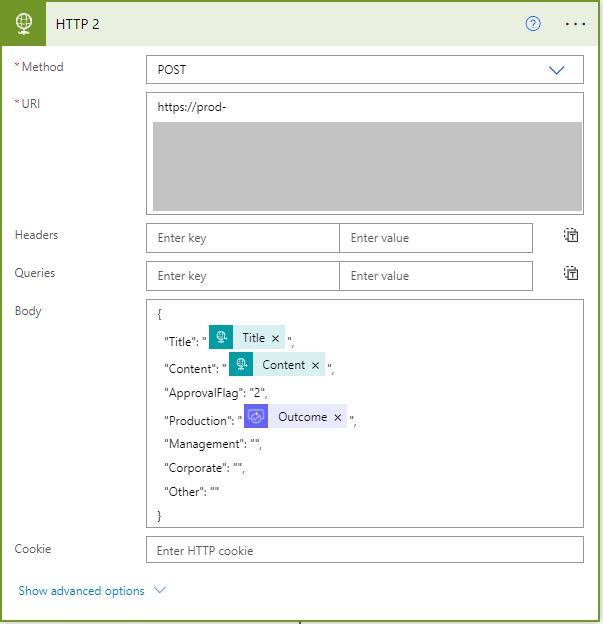 HTTP request upon Approval timeout