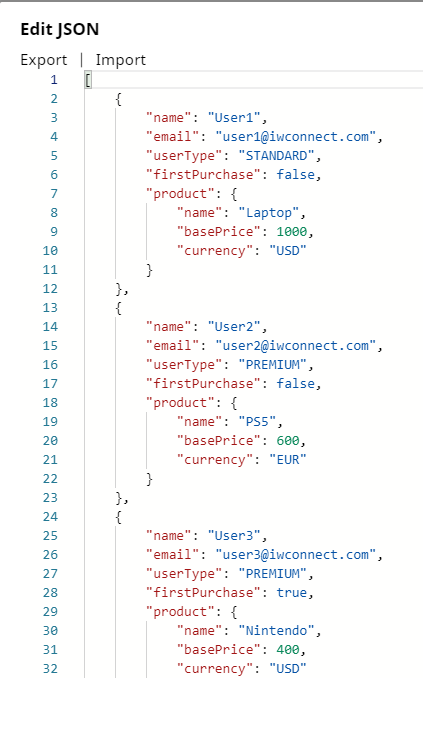 JSON Generator