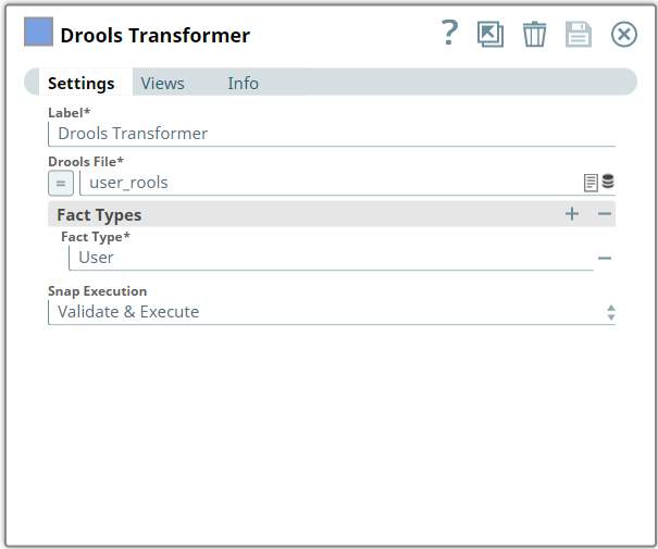 Drools transformer