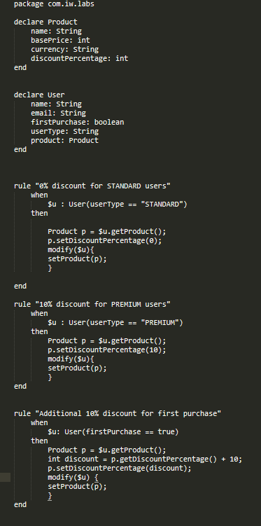 defined rules