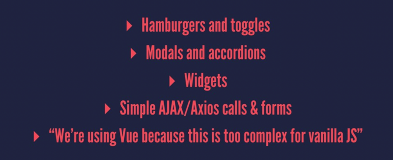 When to use Alpine