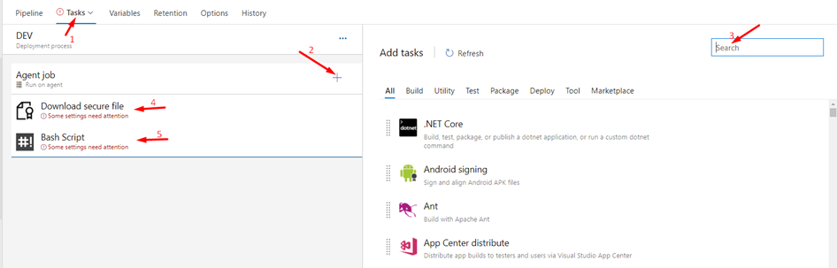setting tasks