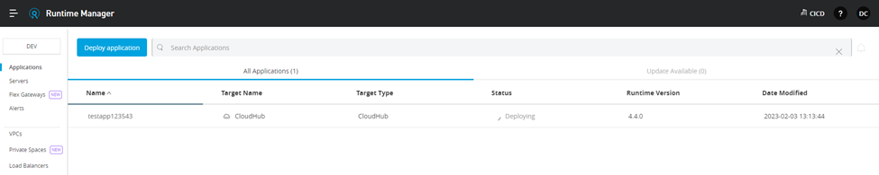 CI/CD for MuleSoft