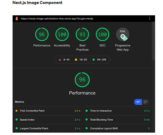 next.js for web apps