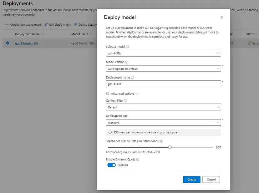 Azure OpenAI Studio