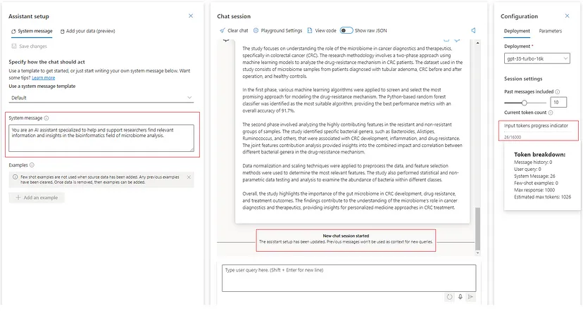 Azure OpenAI Studio