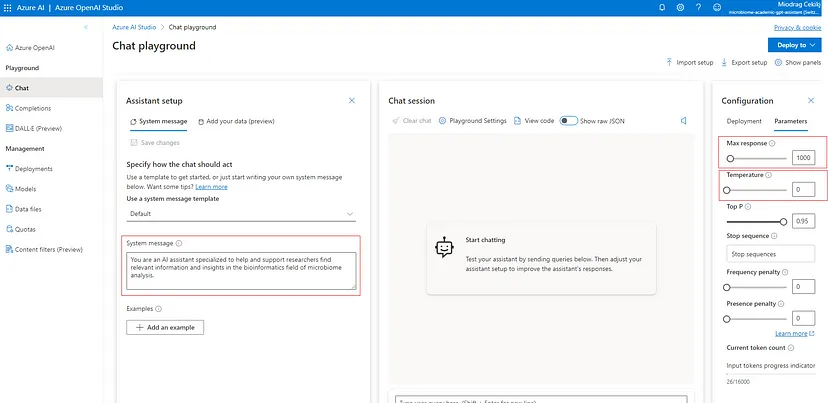 Microsoft Azure ChatGPT