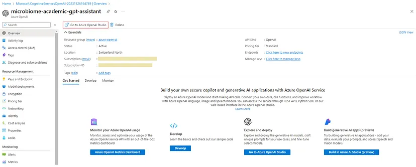 Microsoft Azure ChatGPT