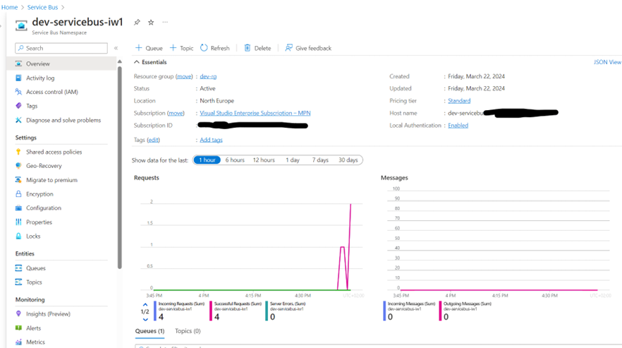 Dev Servicebus