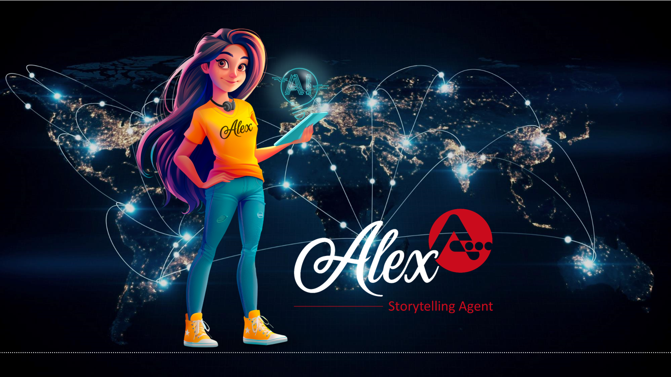 Alex virtual storytelling agent