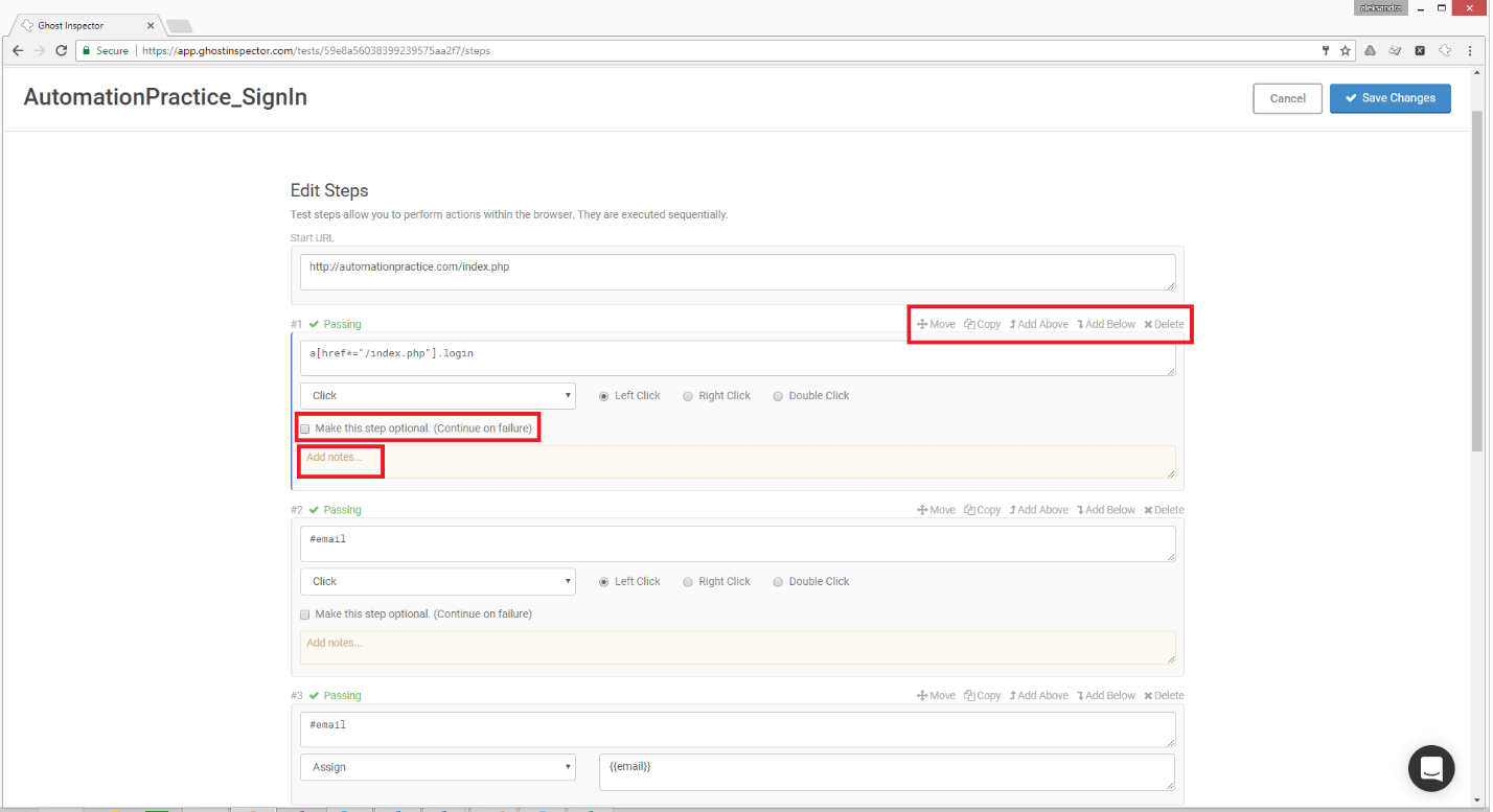 Test Editor